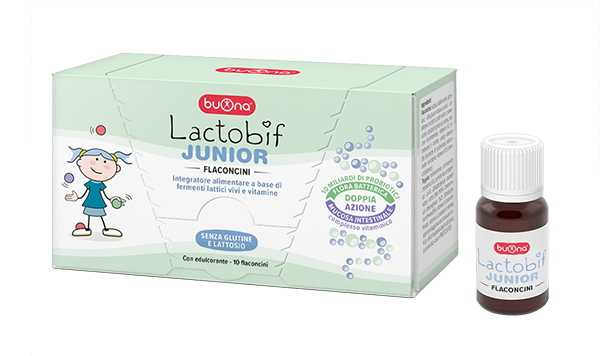 LACTOBIF JUNIOR 10 FLACONCINI DA 10 ML - pharmaluna