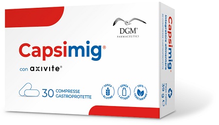 CAPSIMIG 30 COMPRESSE GASTROPROTETTE - pharmaluna