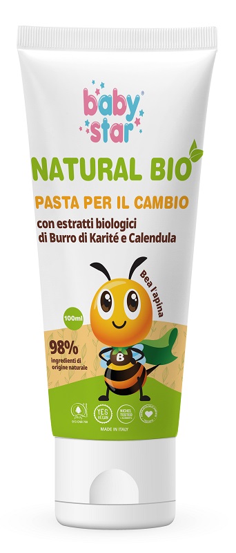 BABYSTAR PASTA CAMBIO PROTETTIVA NATURAL BIO 100 ML - pharmaluna