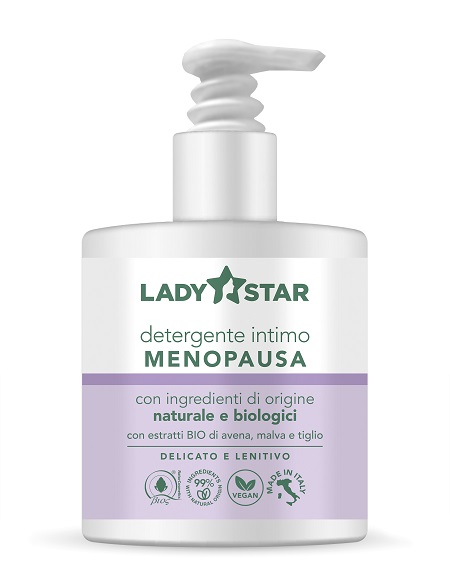 LADYSTAR DETERGENTE INTIMO DONNA IN MENOPAUSA 300 ML - pharmaluna