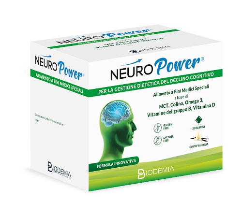 BIODEMIA NEUROPOWER 20 BUSTINE GUSTO VANIGLIA - pharmaluna