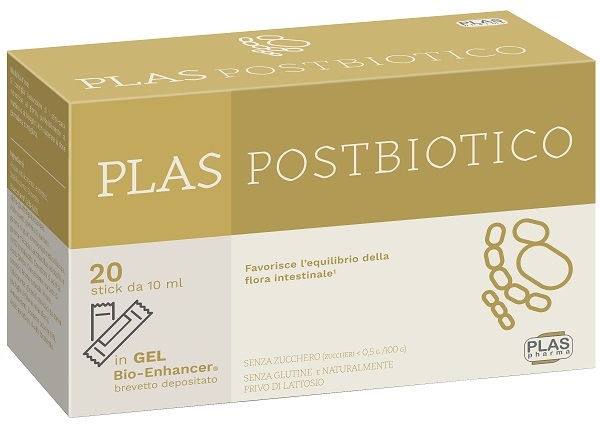 PLAS POSTBIOTICO 20 STICK PACK - pharmaluna
