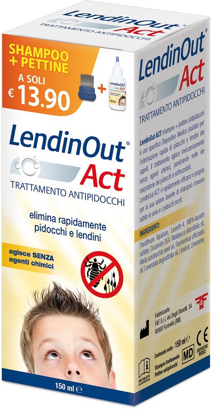 LENDINOUT ACT ANTIPIDOCCHI 150 ML - pharmaluna