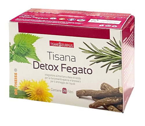 NATURPLUS TISANA DETOX FEGATO 20 FILTRI - pharmaluna