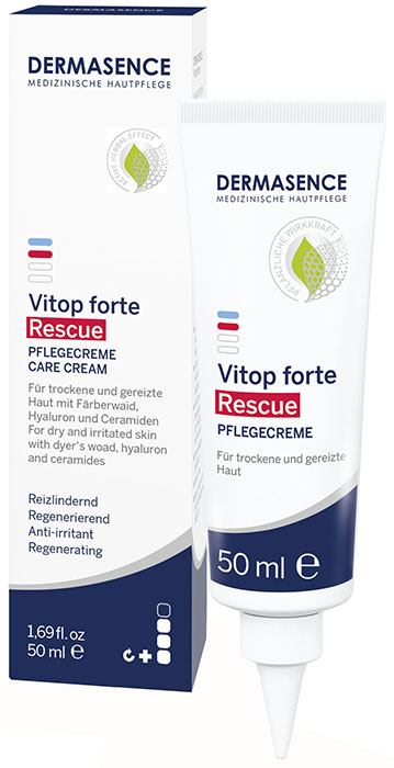 DERMASENCE VITOP FORTE RESCUE CARE CREAM 50 ML - pharmaluna
