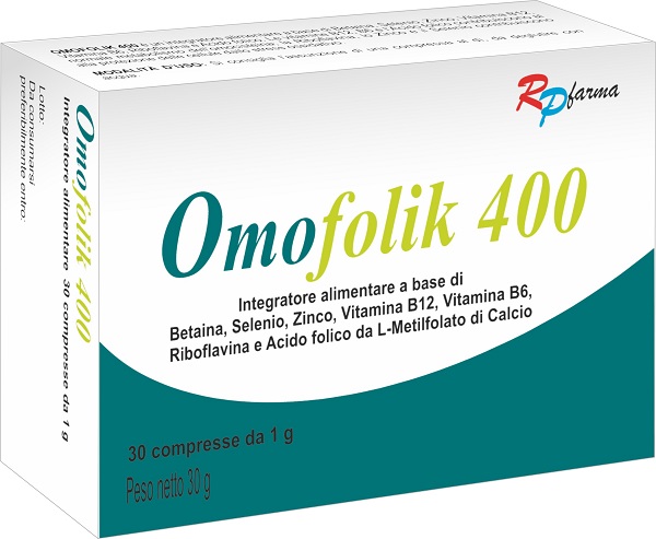 OMOFOLIK 400 30 COMPRESSE - pharmaluna