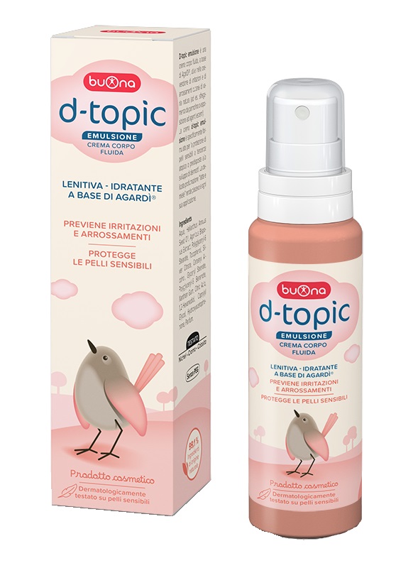 DTOPIC EMULSIONE CREMA CORPO FLUIDA LENITIVA IDRATANTE A BASE DI AGARDI' 100 ML - pharmaluna