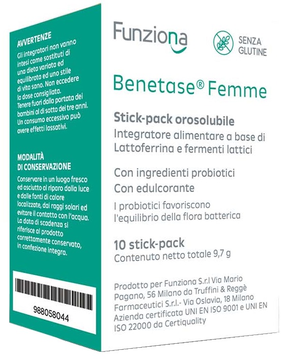BENETASE FEMME 10 STICK PACK - pharmaluna