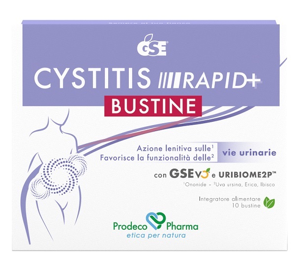 GSE CYSTITIS RAPID+ 10 BUSTINE - pharmaluna