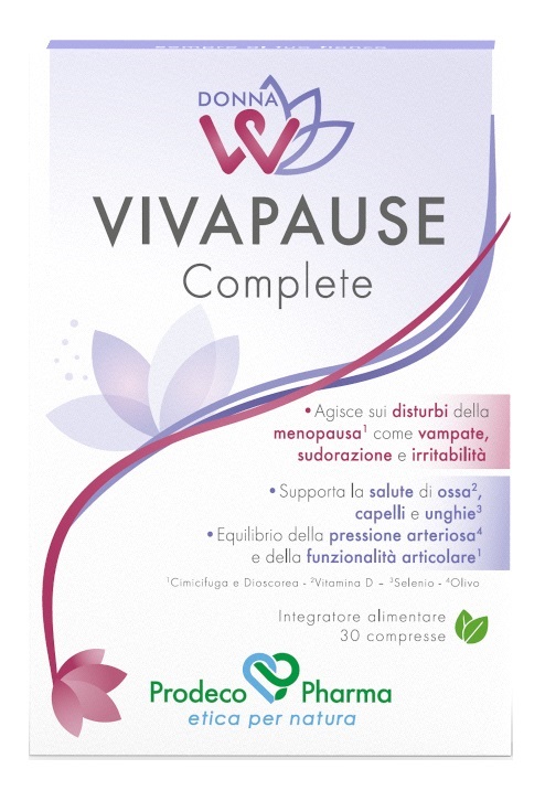 DONNAW VIVAPAUSE COMPLETE 30 COMPRESSE - pharmaluna