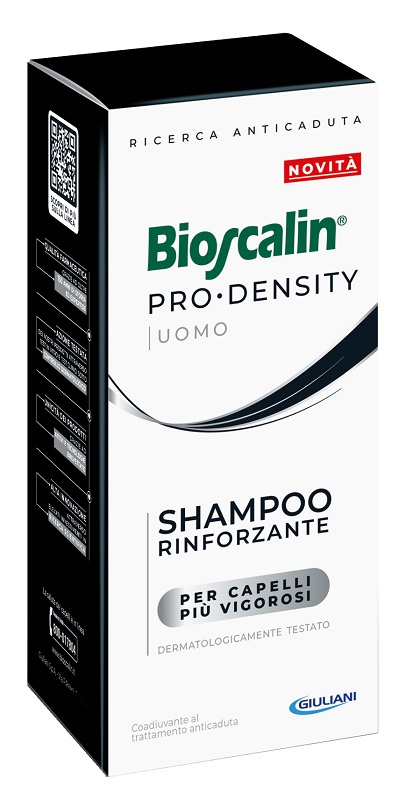 BIOSCALIN PRO DENSITY UOMO SHAMPOO RINFORZANTE 200 ML - pharmaluna