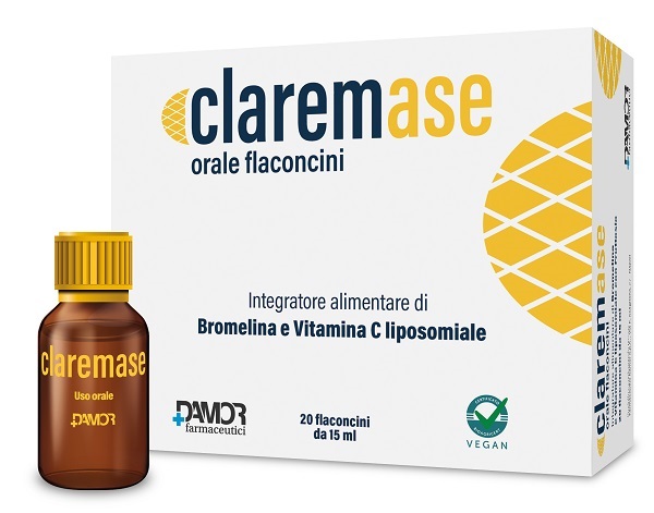 CLAREMASE ORALE 20 FLACONCINI DA 15 ML - pharmaluna
