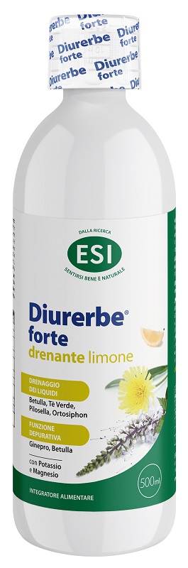 ESI DIURERBE FORTE DRENANTE LIMONE 500 ML - pharmaluna
