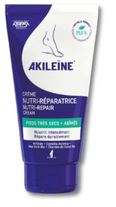 AKILEINE BLU CREMA PIEDI SECCHI 75 ML - pharmaluna
