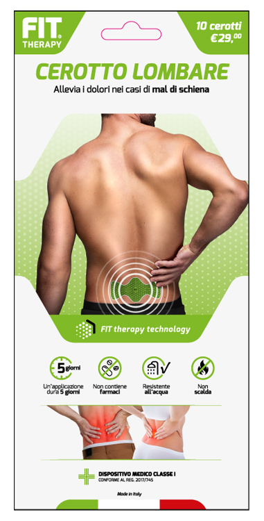 FIT THERAPY CEROTTO LOMBARE 10 PEZZI - pharmaluna