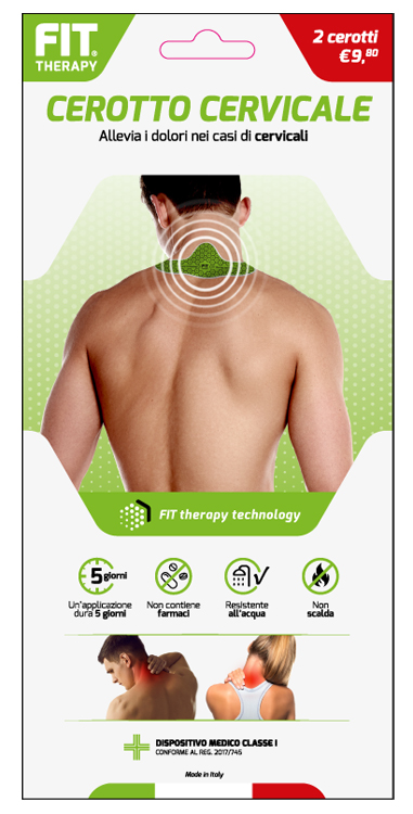 FIT THERAPY CEROTTO CERVICALE 2 PEZZI - pharmaluna