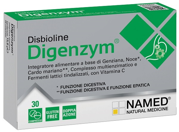 DISBIOLINE DIGENZYM AB 30 COMPRESSE - pharmaluna