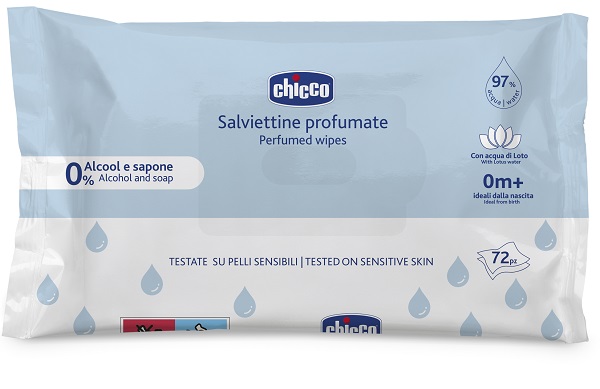CHICCO SALVIETTE 72 PEZZI NO PLAQUE - pharmaluna