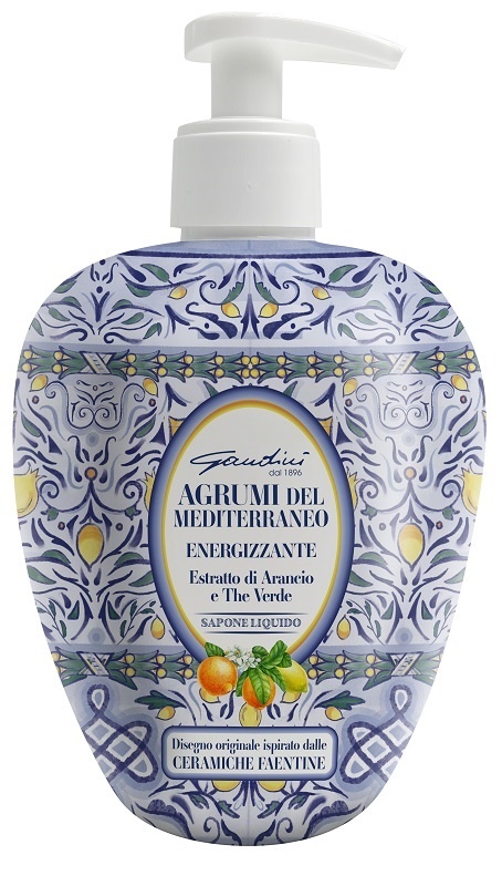 GANDINI SAPONE LIQUIDO FAENZA AGRUMI 500 ML - pharmaluna