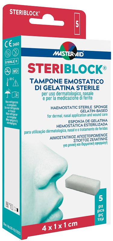 MASTER-AID STERIBLOCK TAMPONE EMOSTATICO - pharmaluna