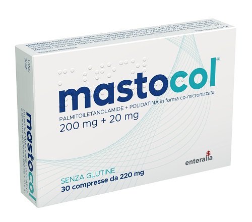 MASTOCOL 30 PALMITOILETANOLAMIDE 200 MG + POLIDATINA FORMA CO MICRONIZZATA 20 MG 30 COMPRESSE - pharmaluna