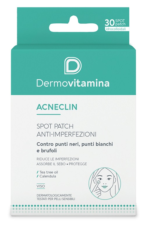 DERMOVITAMINA ACNECLIN PATCH ANTIMPERFEZIONI 30 PEZZI - pharmaluna
