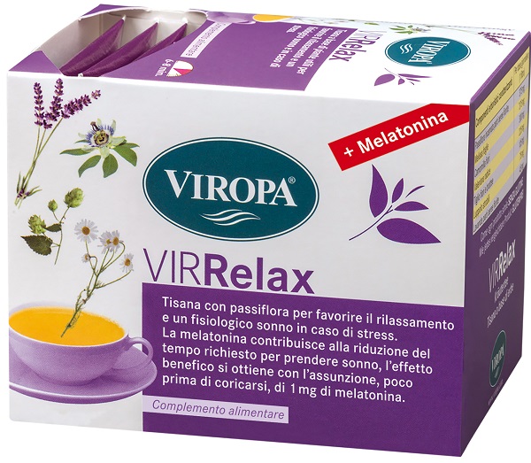 VIROPA VIR RELAX TISANA PASSIFLORA 15 FILTRI 6 G - pharmaluna