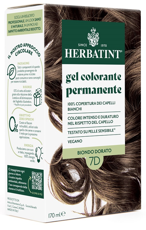 HERBATINT 7D BIONDO DORATO 170 ML - pharmaluna