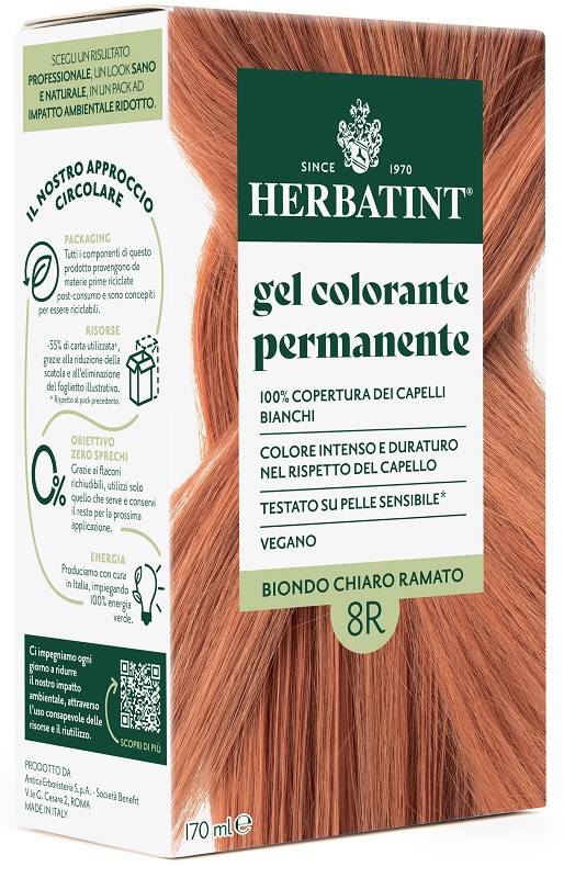HERBATINT 8R BIONDO CHIARO RAMATO 170 ML - pharmaluna