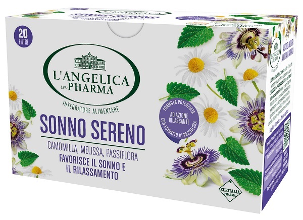 L'ANGELICA TISANA SONNO SERENO 20 FILTRI - pharmaluna