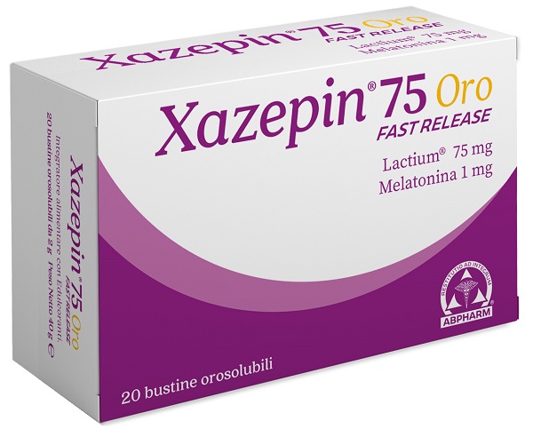 XAZEPIN 75 ORO FAST RELEASE 20 BUSTINE - pharmaluna