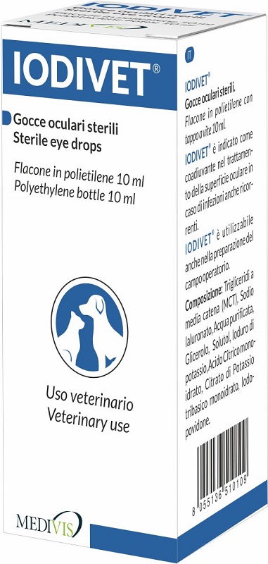 IODIVET SOLUZIONE OFTALMICA 10 ML - pharmaluna