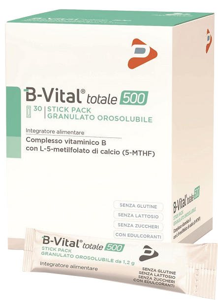 B-VITAL TOTALE 500 30 STICK PACK DA 1,2 G - pharmaluna