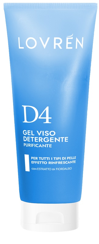 LOVREN D4 GEL DETERGENTE VISO PURIFICANTE 100 ML - pharmaluna