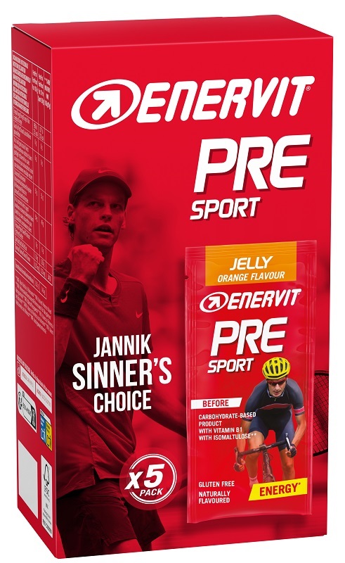 ENERVIT SPORT PRE SPORT JELLY ORANGE 5 BUSTINE 45 G - pharmaluna
