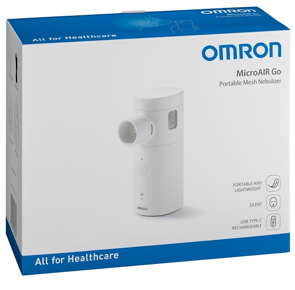 OMRON NEBULIZZATORE MESH PORTATILE MICROAIR GO - pharmaluna