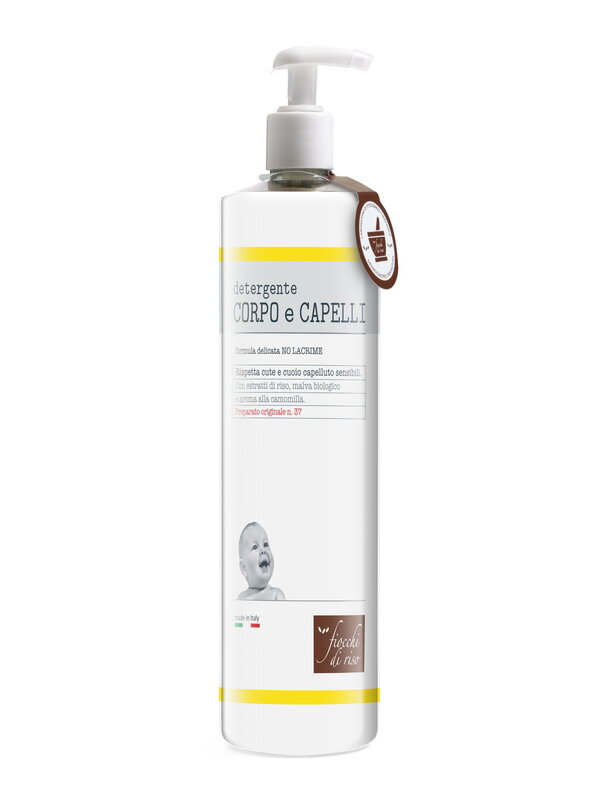 FIOCCHI DI RISO DETERGENTE CORPO E CAPELLI 750 ML - pharmaluna