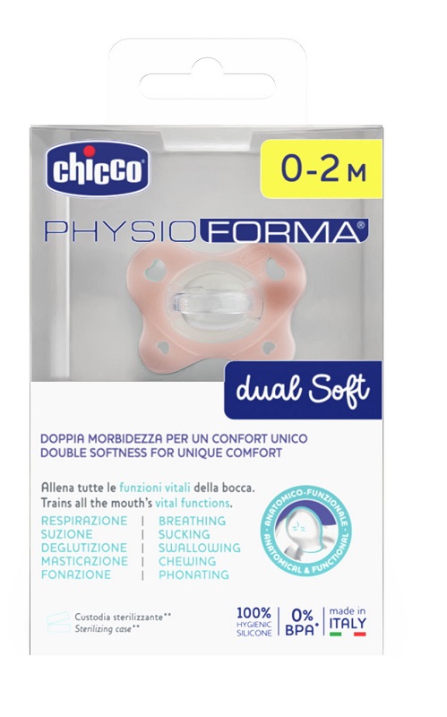 CHICCO DUAL SOFT ROSA 0-2 1 PEZZO - pharmaluna