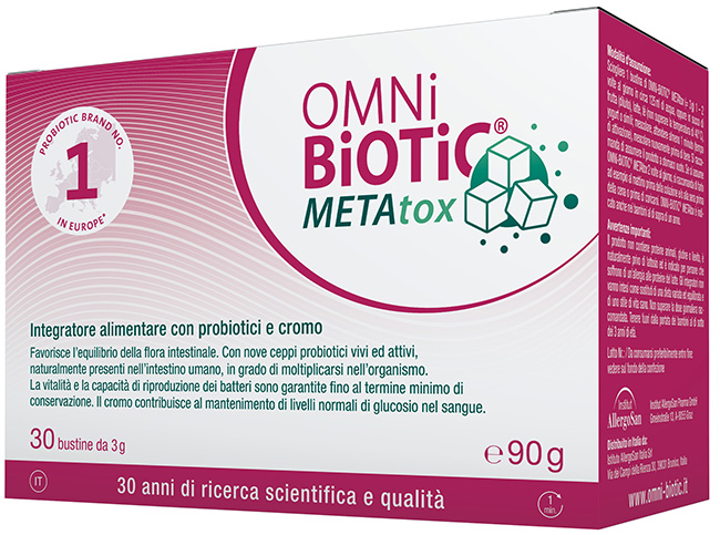 OMNI BIOTIC METATOX 30 BUSTINE 3 G SENZA GLUTINE SENZA LATTOSIO - pharmaluna
