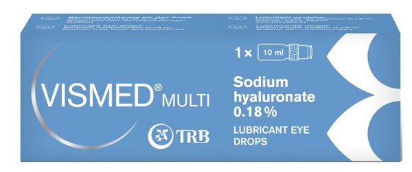 COLLIRIO LUBRIFICANTE VISMED MULTI ACIDO IALURONICO 0,18% 10 ML - pharmaluna